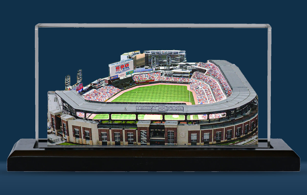 Atlanta Braves Truist Park LED Layered Wood Replica