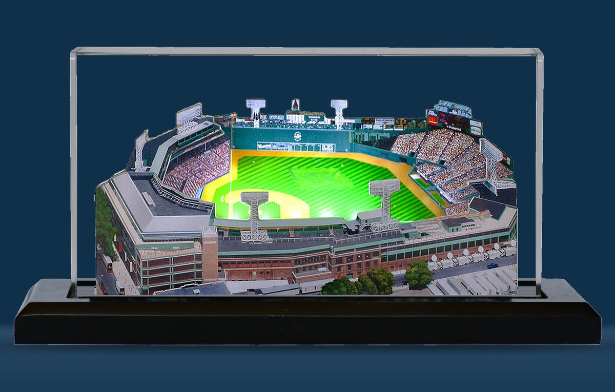 Boston Red Sox Fenway Park LED Layered Wood Replica