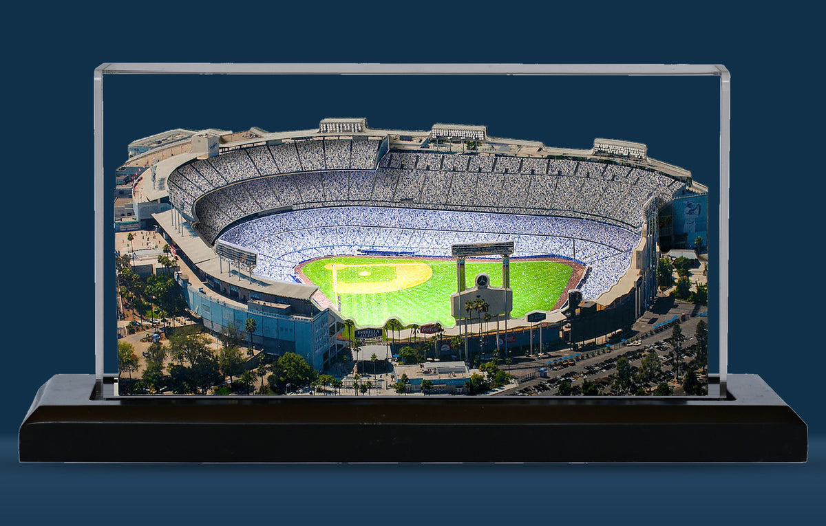 Los Angeles Dodgers Dodger Stadium LED Layered Wood Replica