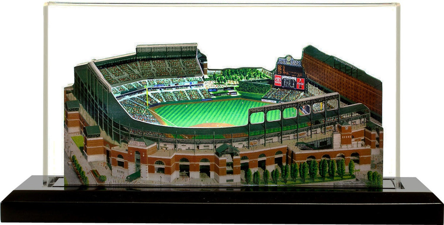 Baltimore Orioles Oriole Park at Camden Yards LED Layered Wood Replica