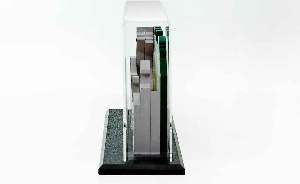 New York Yankees Current Yankee Stadium LED Layered Wood Replica