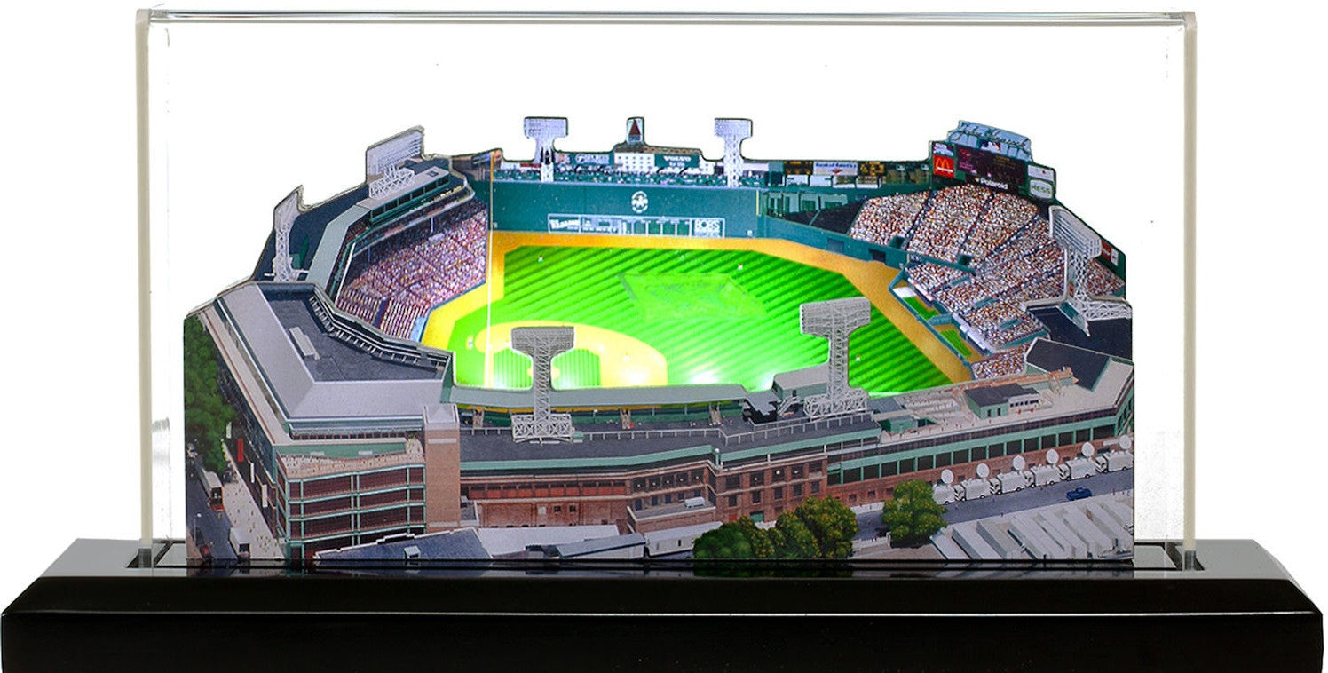 Boston Red Sox Fenway Park LED Layered Wood Replica