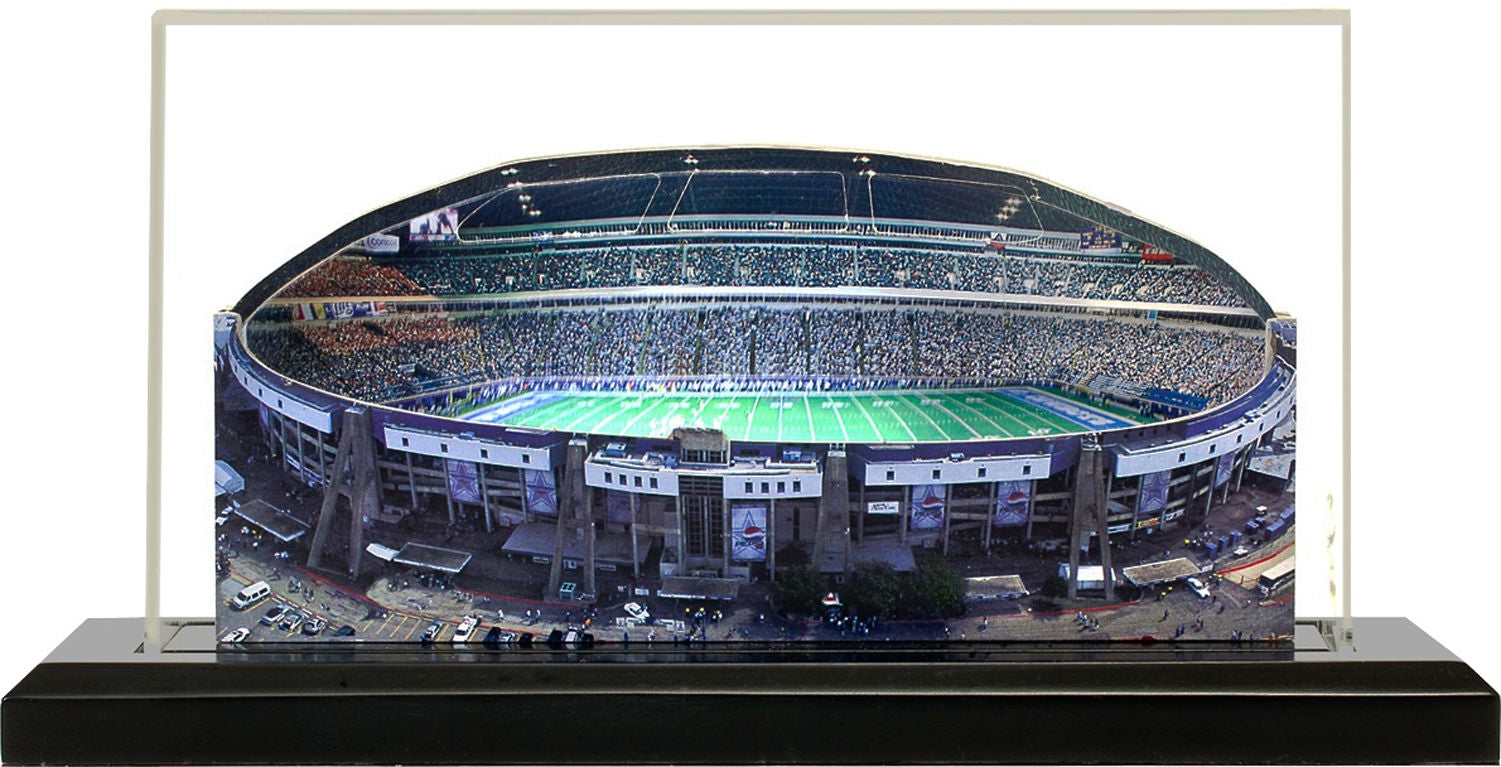 Dallas Cowboys Texas Stadium LED Layered Wood Replica - Historic (1971-2008)