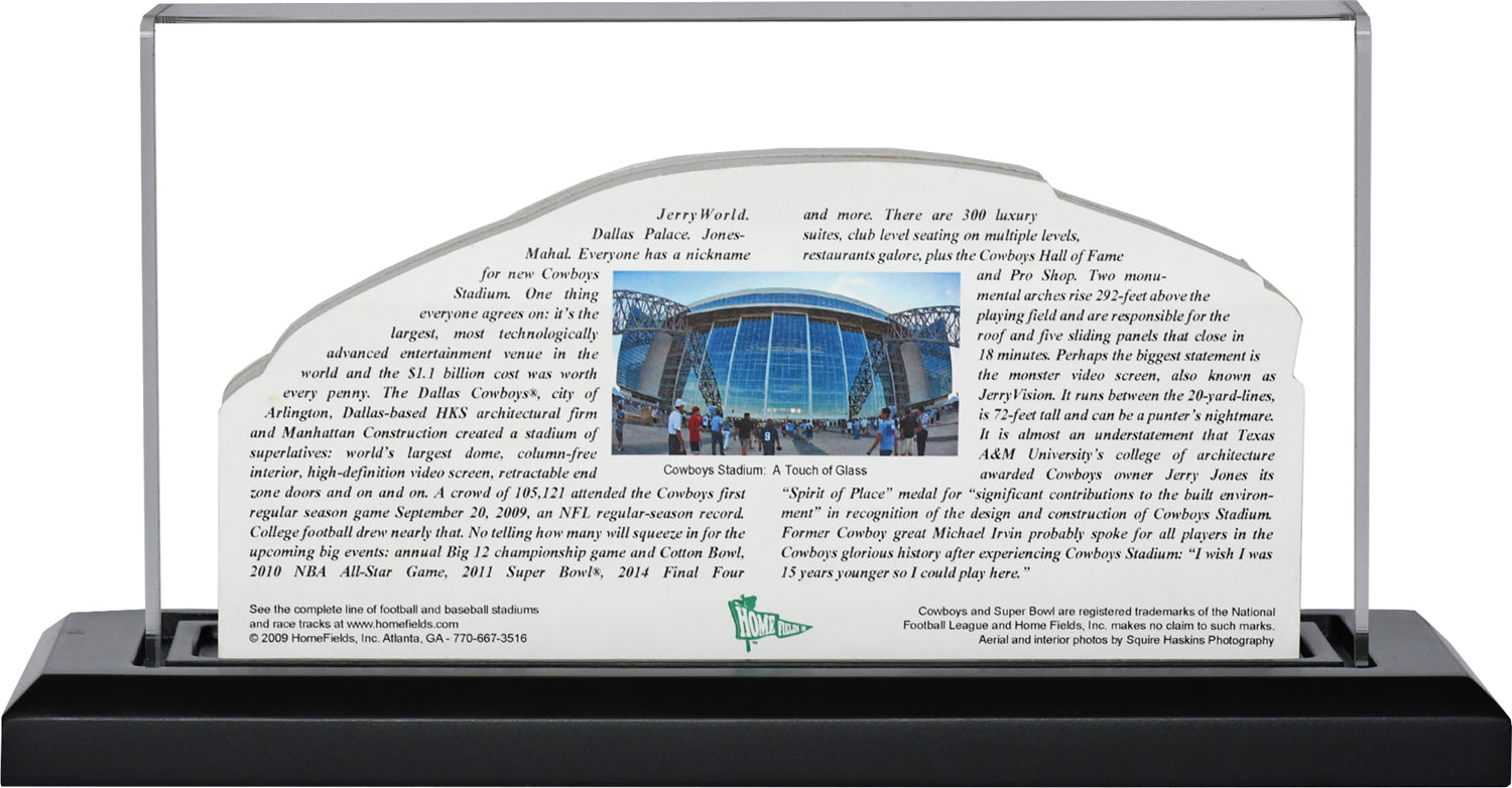 Dallas Cowboys AT&T Stadium LED Layered Wood Replica