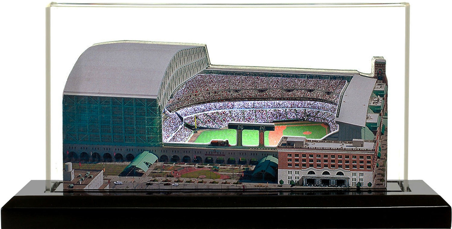 Houston Astros Daikin Park (formerly Minute Maid Park) LED Layered Wood Replica