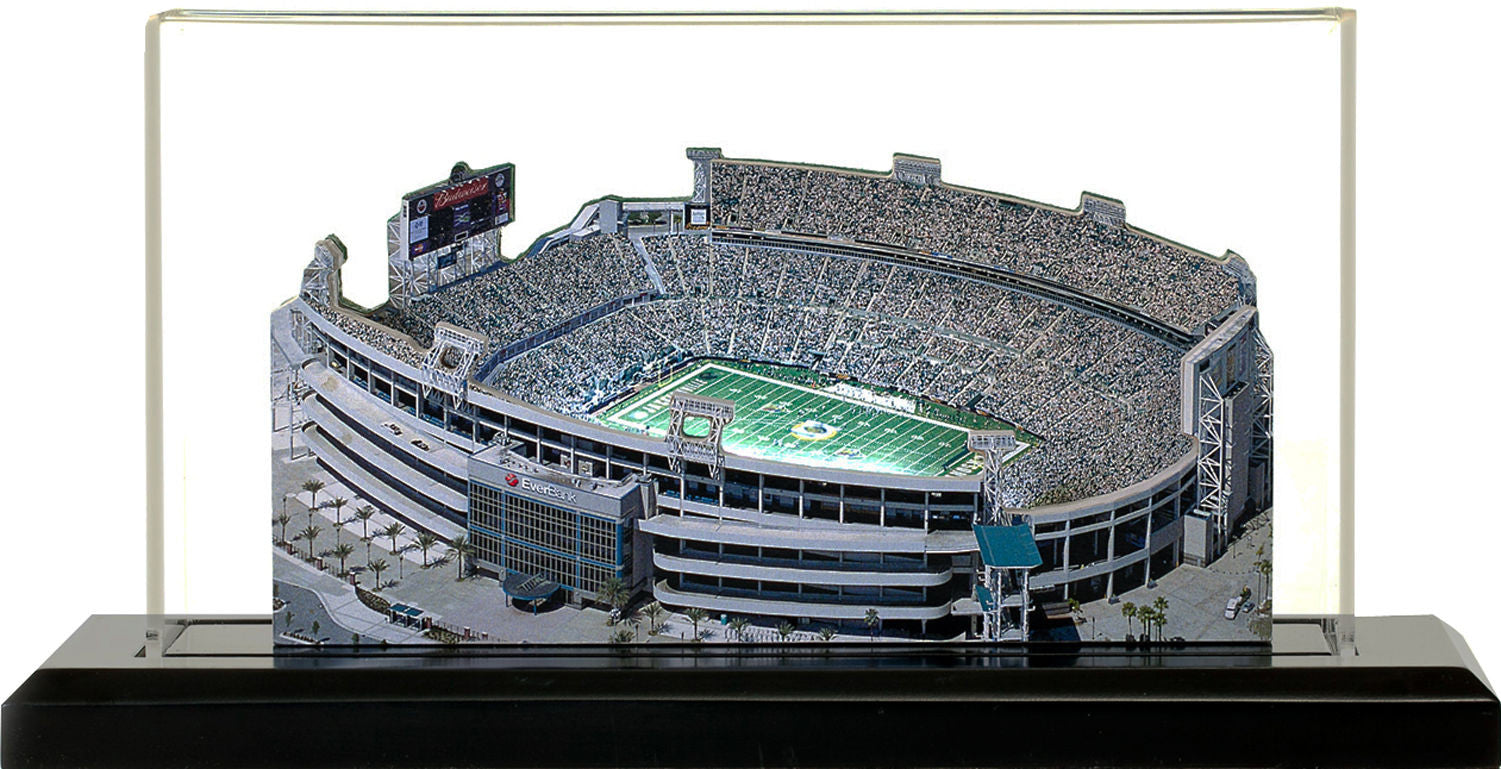 Jacksonville Jaguars EverBank Field LED Layered Wood Replica