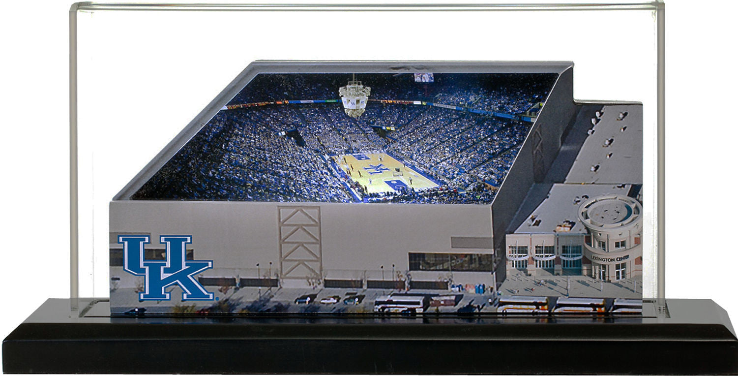 Kentucky Wildcats Rupp Arena (Lexington) LED Layered Wood Replica