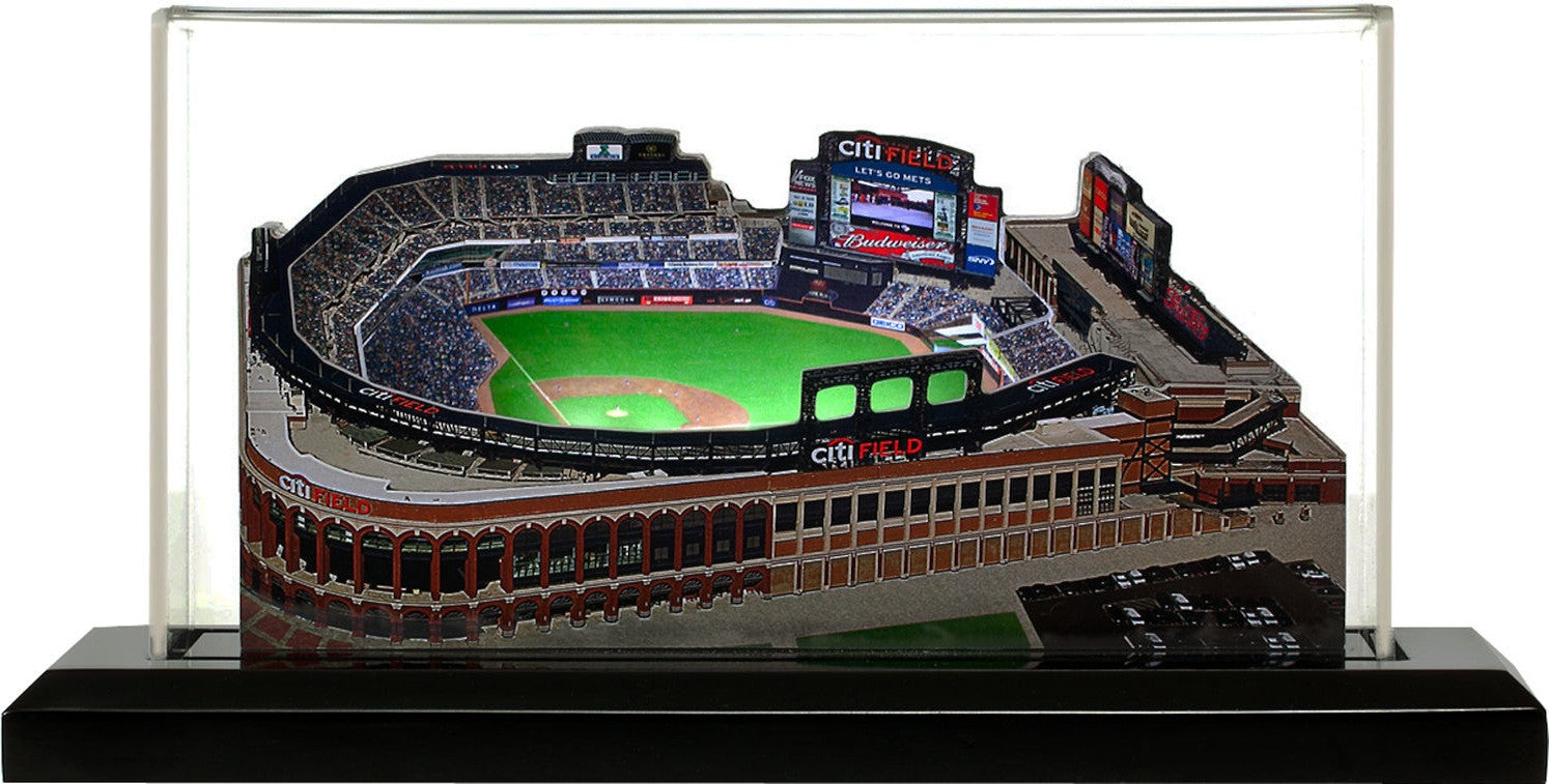 New York Mets Citi Field LED Layered Wood Replica