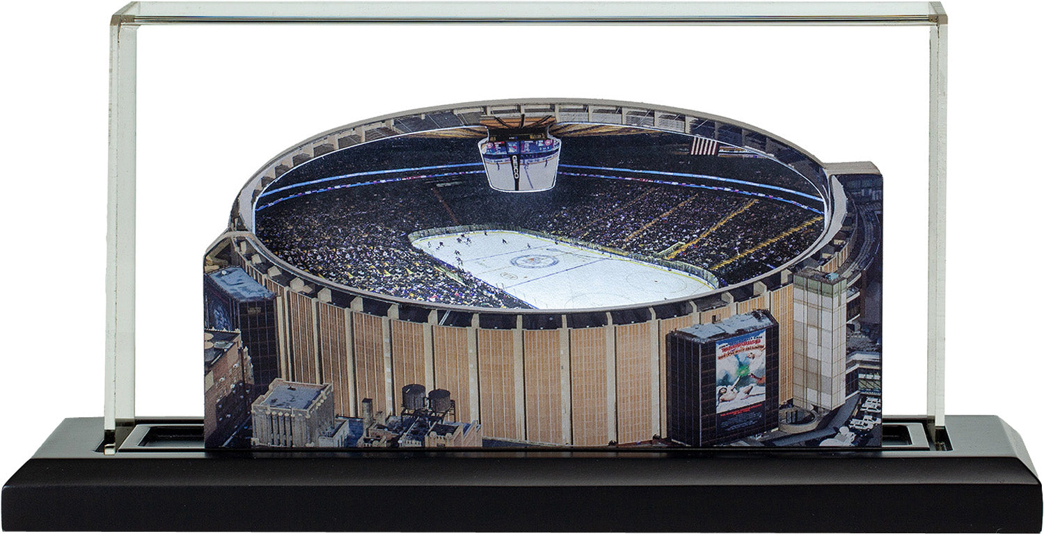New York Rangers Madison Square Garden LED Layered Wood Replica