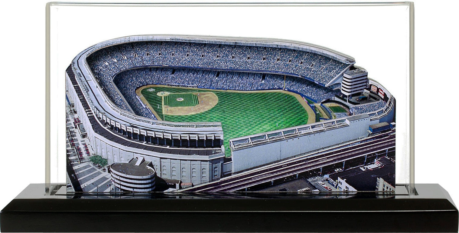 New York Yankees Renovated Yankee Stadium LED Layered Wood Replica - Historic (1976-2008)