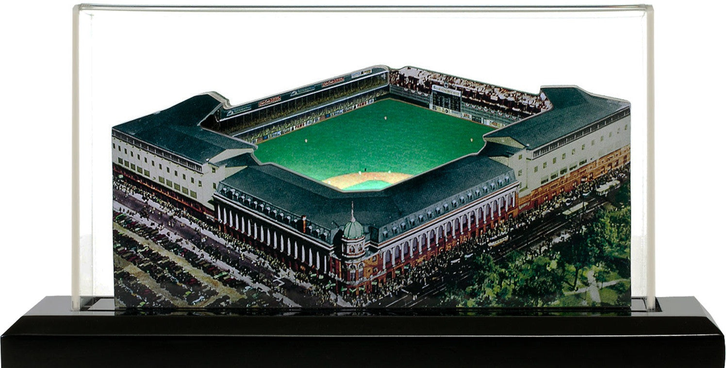 Philadelphia Phillies Connie Mack Stadium LED Layered Wood Replica - Historic (1909-1970)