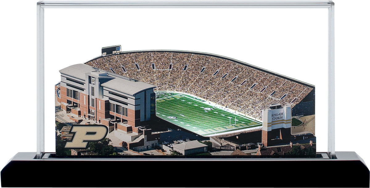 Purdue Boilermakers Ross-Ade Stadium (West Lafayette) LED Layered Wood Replica
