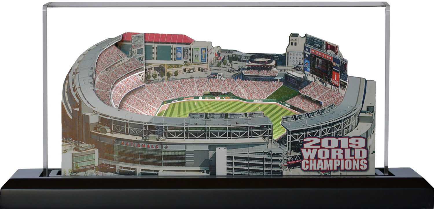 Washington Nationals Nationals Park LED Layered Wood Replica - 2019 Champions Limited Edition
