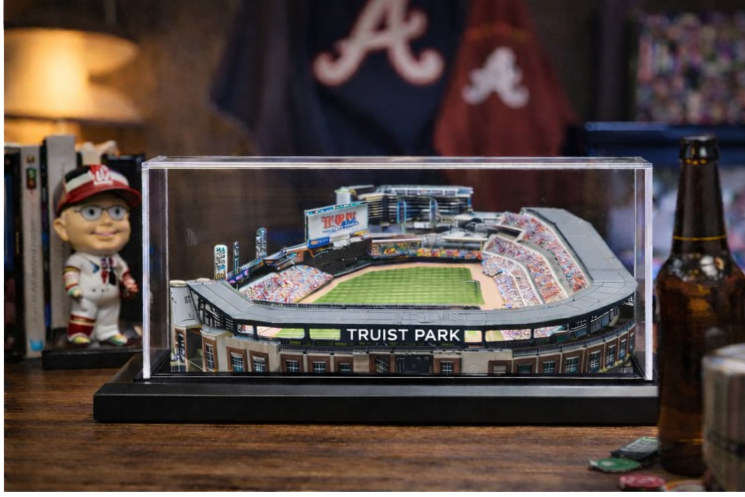 Atlanta Braves Truist Park LED Layered Wood Replica