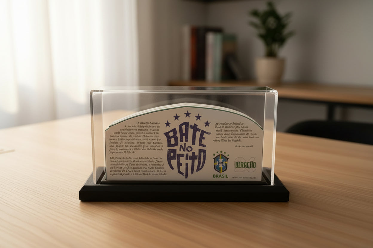 Brazil National Soccer Team New York New Jersey Stadium LED Layered Wood Replica - 2026 FIFA World Cup Limited Edition