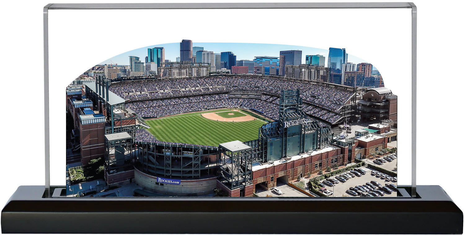 Colorado Rockies Coors Field (Denver) LED Layered Wood Replica