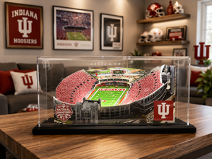 Indiana University Memorial Stadium Replica – 2025 National Champions Edition - LED LIT - Stunning 3D effect