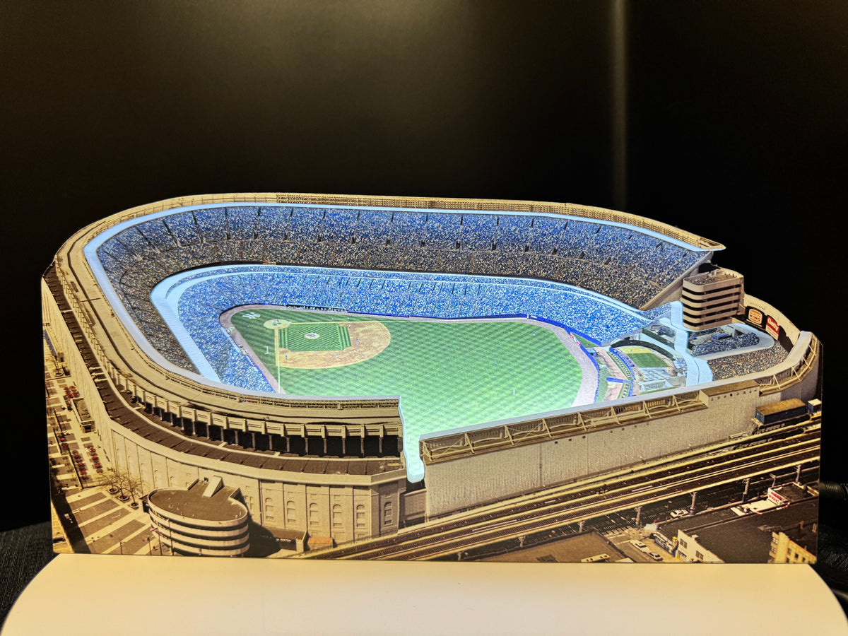 New York Yankees Renovated Yankee Stadium LED Layered Wood Replica - Historic (1976-2008)