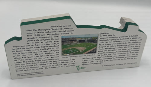Minnesota Twins - Metropolitan Stadium (1961 to 1981)