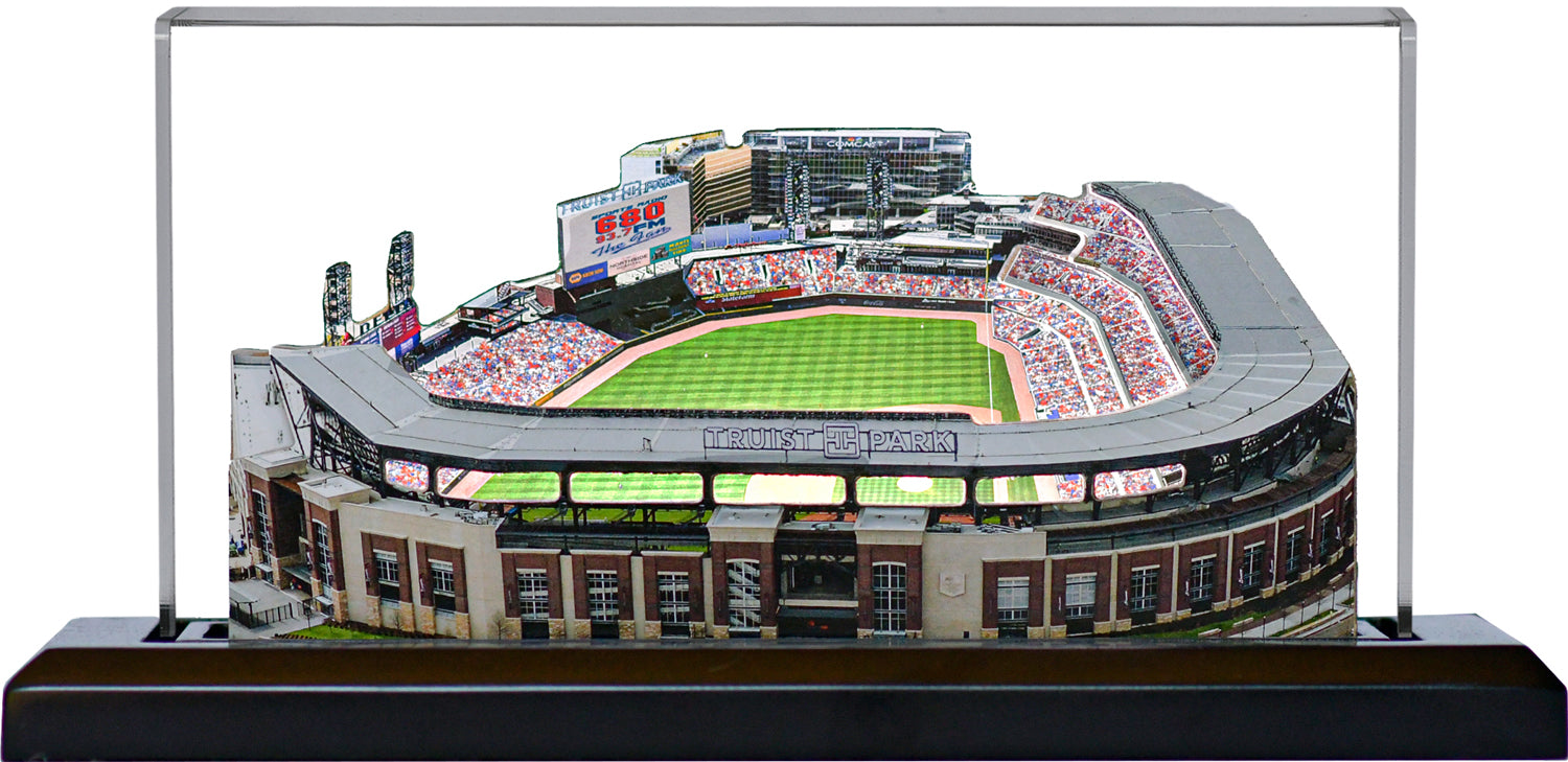 Atlanta Braves Truist Park LED Layered Wood Replica