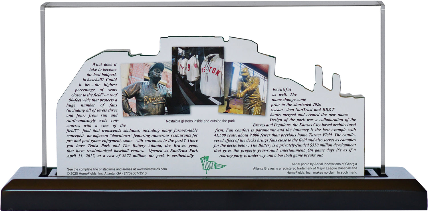 Atlanta Braves Truist Park LED Layered Wood Replica