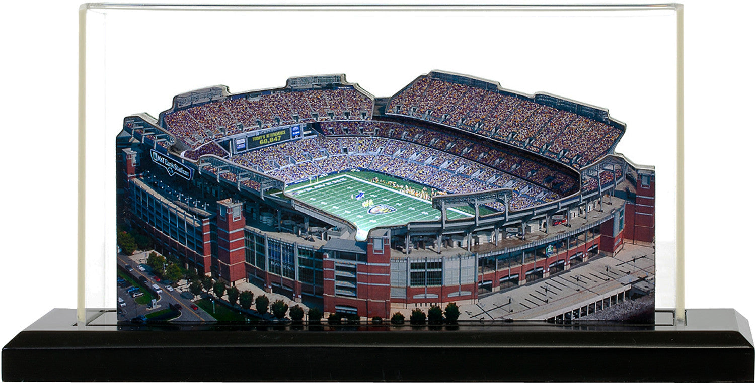 Baltimore Ravens M&T Bank Stadium LED Layered Wood Replica