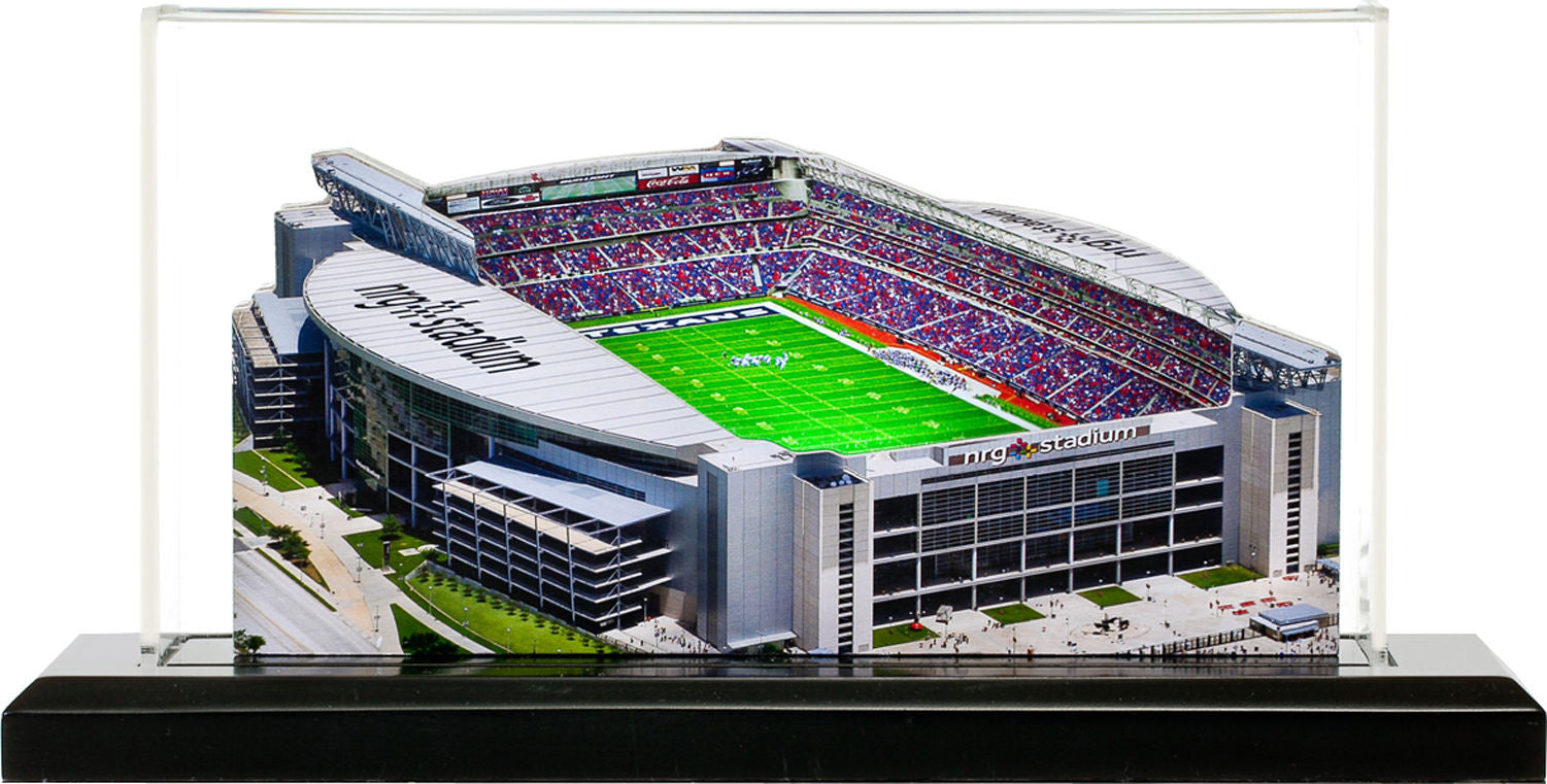 Houston Texans NRG Stadium LED Layered Wood Replica