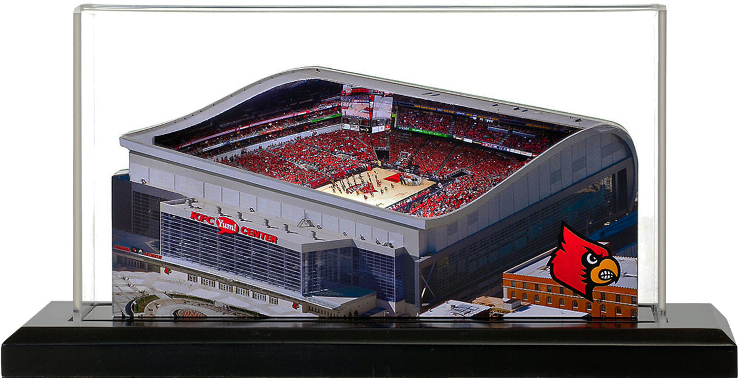 Louisville Cardinals KFC Yum! Center LED Layered Wood Replica