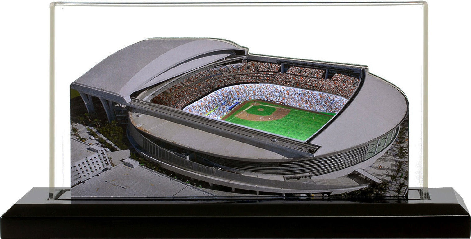 Miami Marlins Loan Depot Park LED Layered Wood Replica