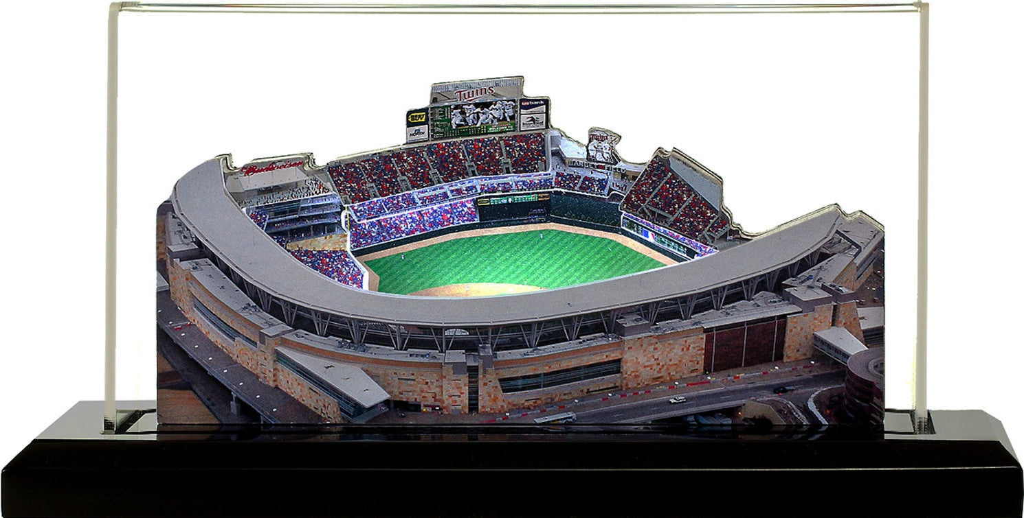 Minnesota Twins Target Field (Minneapolis) LED Layered Wood Replica
