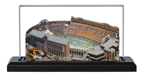 Missouri Tigers Faurot Field LED Layered Wood Replica