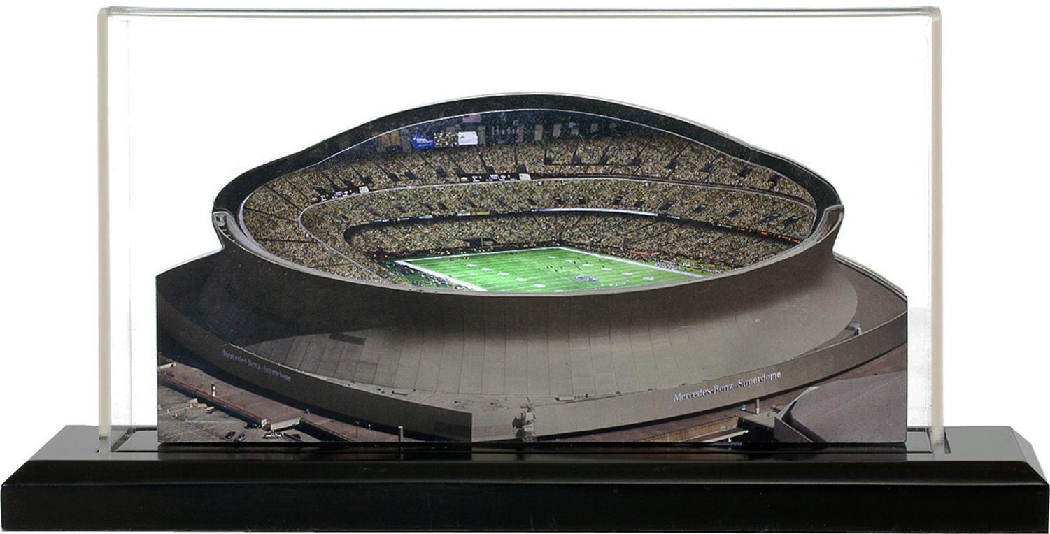 New Orleans Saints Mercedes-Benz Superdome LED Layered Wood Replica