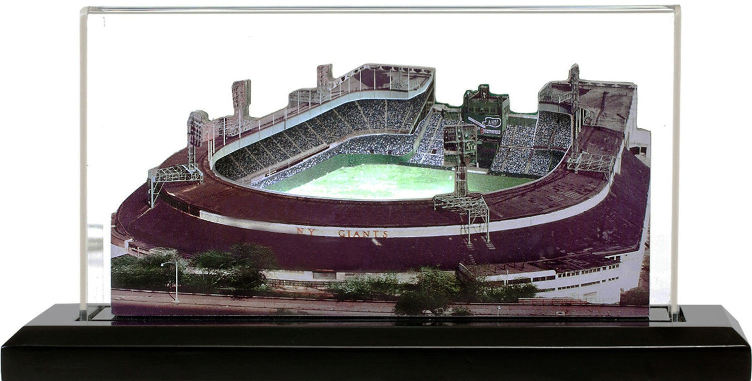 New York Giants Polo Grounds LED Layered Wood Replica - Historic (1883-1957)
