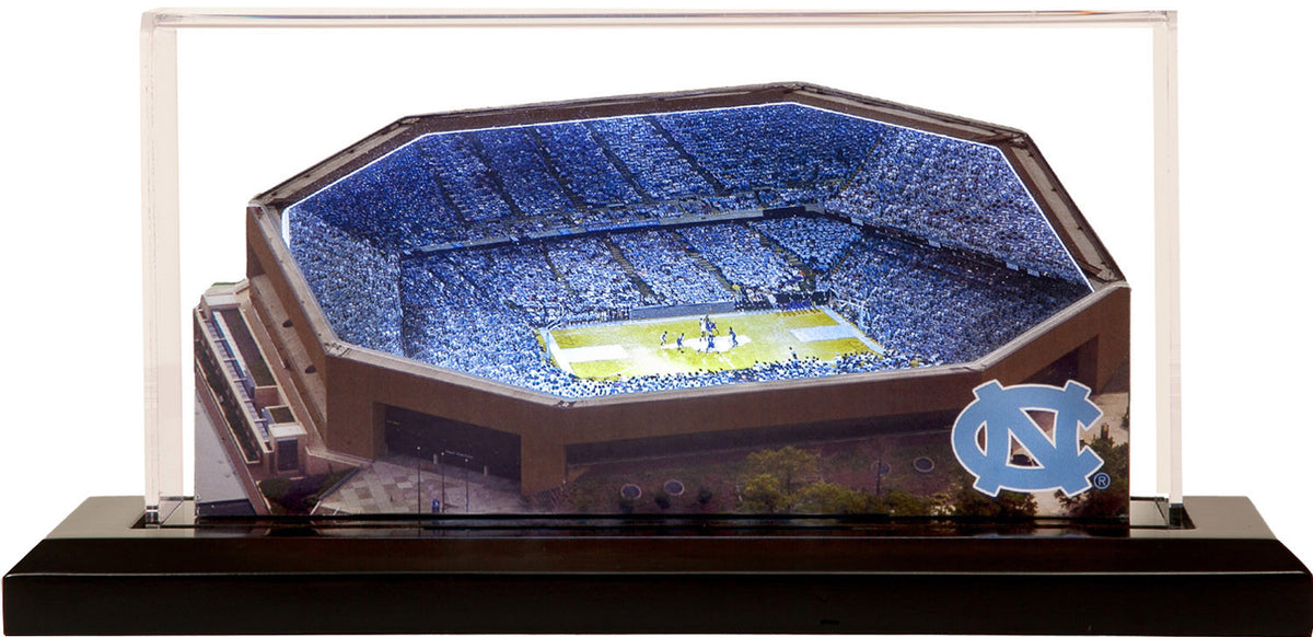 North Carolina Tar Heels Dean Smith Center (Chapel Hill) LED Layered Wood Replica
