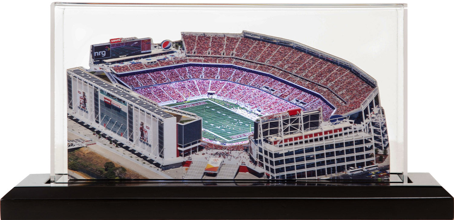 San Francisco 49ers Levi's Stadium (Santa Clara) LED Layered Wood Replica