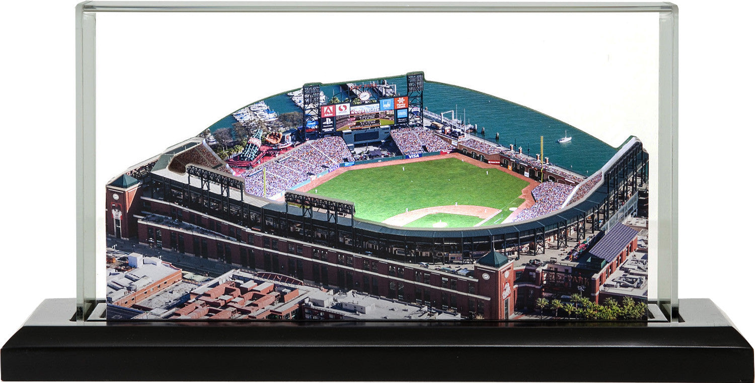 San Francisco Giants Oracle Park LED Layered Wood Replica
