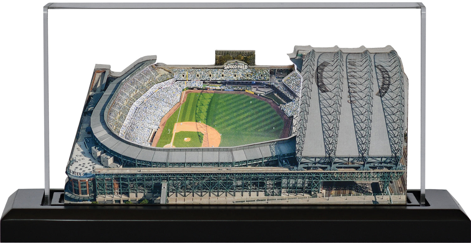 Seattle Mariners T-Mobile Park (formerly Safeco Field) LED Layered Wood Replica