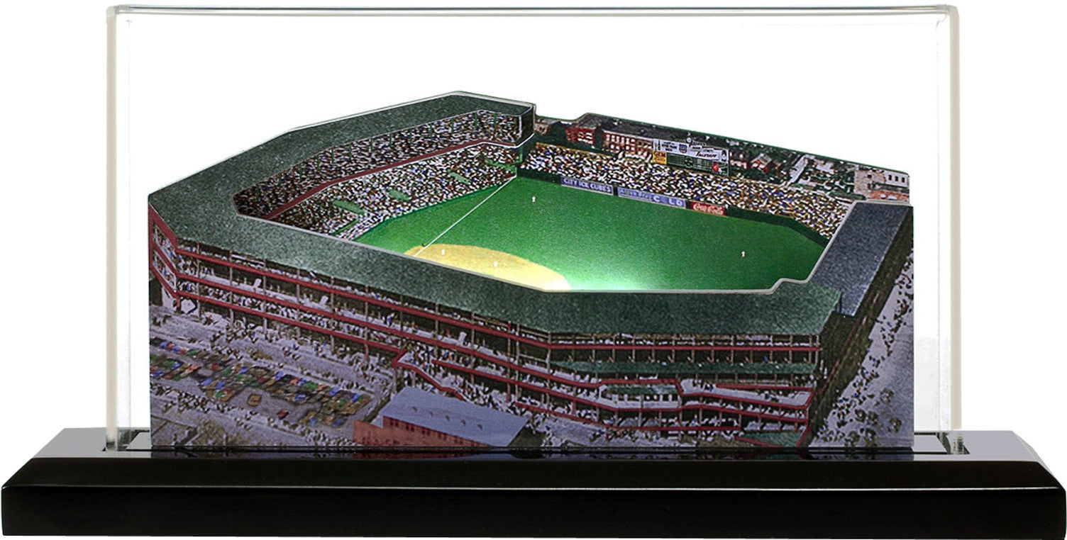 St. Louis Cardinals Sportsman's Park LED Layered Wood Replica - Historic (1920-1965)