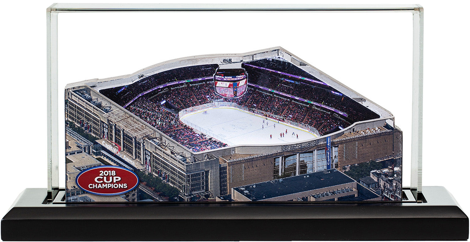 Washington Capitals Capital One Arena LED Layered Wood Replica