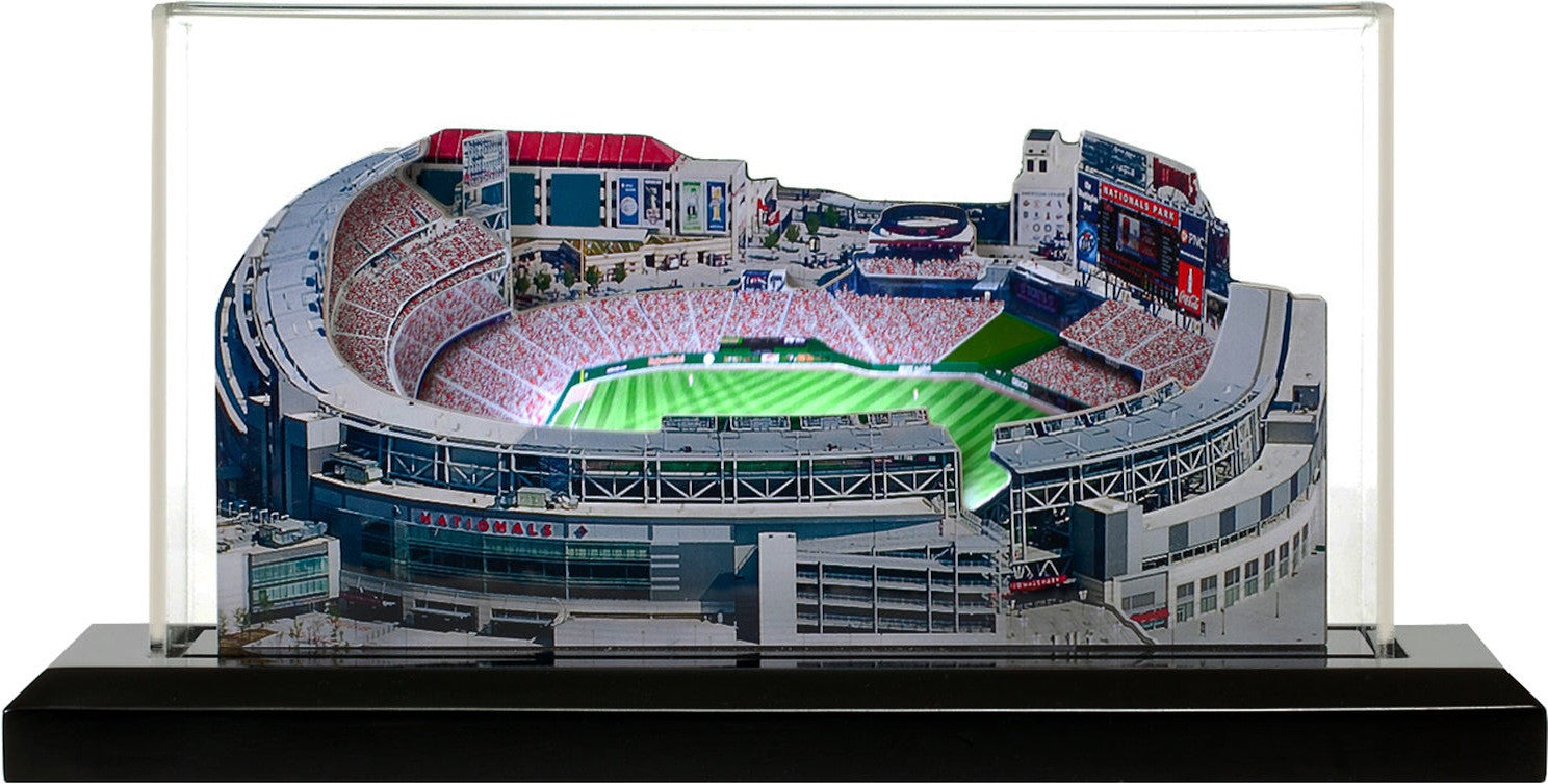 Washington Nationals Nationals Park LED Layered Wood Replica